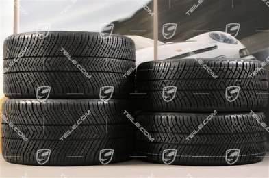 20" Turbo S Zentralverschluss Winterräder Satz für Turbo S, Felgen 8,5J x 20 ET51 + 11J x 20 ET59 + NEUE Michelin Pilot Alpin PA4 Winterreifen 245/35 R20+295/30 R20, RDK-Sensoren