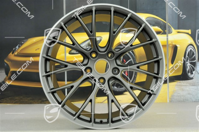 20-inch wheel rim set RS SPYDER Design, 8,5J x 20 ET49 + 11,5J x 20 ET56, Platinum satin-matt