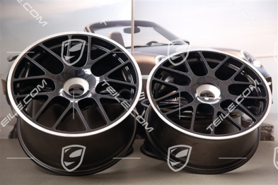 19" Felgensatz RS SPYDER / Turbo Facelift, Zentralverschluss, Sondermodell 911 Carrera GTS, 8,5J x 19 ET56 + 11J x 19 ET51