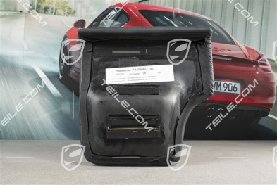 Notsitzkissen, Coupe/Targa, Raffleder, Metropolblau, L