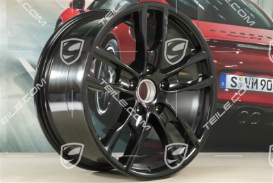19-inch wheel Boxster S III, 9,5J x 19 ET45, black high gloss
