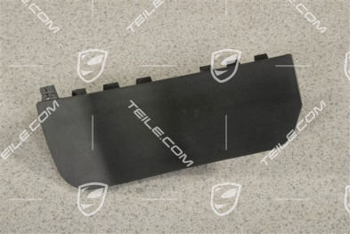 Gummilippe der Schwellerblende, hinten, schwarz, L
