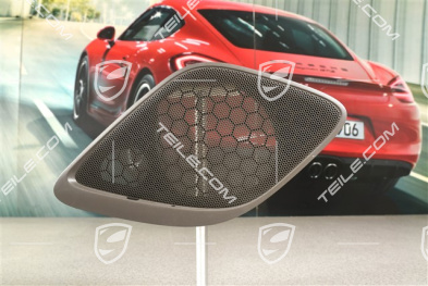 Lautsprecherblende, Seitenwandverkleidung, Achatgrau, Coupe, R / Cabrio, L