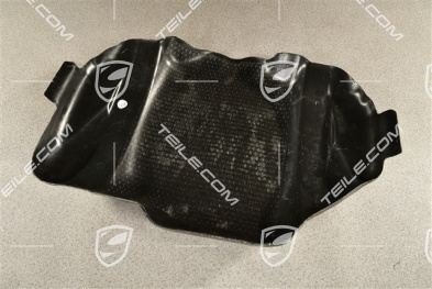 Protective plate for fuel tank, lower part