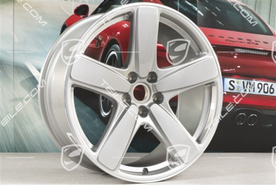 19-inch wheel rim Macan Sport Classic, 8,5J x 19 ET21, GT-Silver metallic