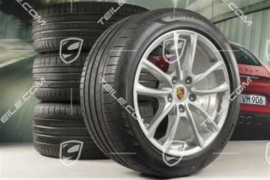 19" Sommerräder Satz "Panamera S", Felgen 9J x 19 ET64 + 10,5 J x 19 ET62 + Pirelli Sommerreifen 265/45 R19 + 295/40 R19