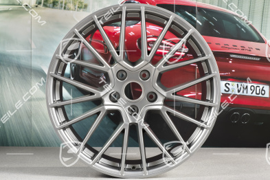 21" Felga Cayenne RS Spyder, 9,5J x 21 ET46, Platinum satynowy półmat
