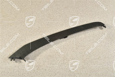 C2, Disc / trim upper for front bumper retaining frame, Black, R