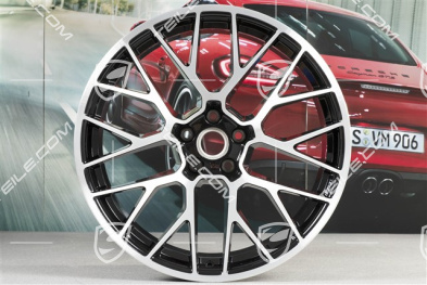 20" Felge RS Spyder Design, 9J x 20 ET26, schwarz hochglanz