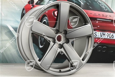 19" Felge Macan Sport Classic, 9J x 19 ET21, Platinum Seidenmatt