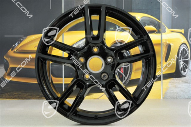 19" Felga Panamera, 9J x 19 ET64, czarny wysoki połysk