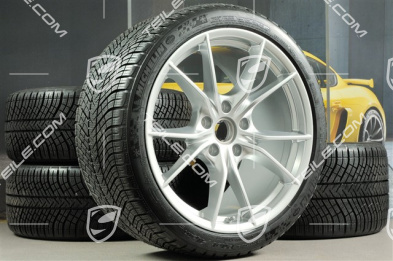 20" koła zimowe, komplet Carrera S (IV), używane felgi 8,5J x 20 ET49 + 11J x 20 ET56 + NOWE opony zimowe Michelin Pilot Alpin PA4 N1 245/35 R20 + 295/30 R20