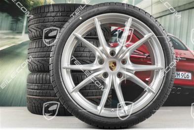 20-inch winter wheels set Carrera S (IV), rims 8,5J x 20 ET49 + 11J x 20 ET56 + Pirelli Sottozero II winter tyres 245/35 R20 + 295/30 R20
