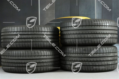 19" Sommerräder Satz "Panamera", Felgen 9J x 19 ET64 + 10,5 J x 19 ET62 + Goodyear Eagle Sommerreifen 265/45 R19 + 295/40 R19
