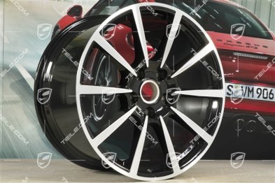 20" Felge Carrera Classic (II), 11,5J x 20 ET76, schwarz hochglanz