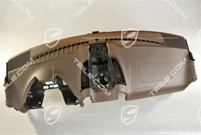 Schalttafel Verkleidung / Armaturenbrett, Leder, Umbra