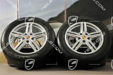 19" Koła letnie Cayenne Design II, 4x felgi 8,5 J x 19 ET 59 + 4x opony 265/50 R 19 110Y XL, bez czujników ciśnienia RDK