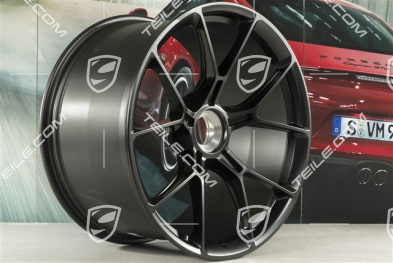 20"+21" GT3 Felgen Satz, 9,5J x 20 ET46 + 12J x 21 ET45, schwarz seidenmatt