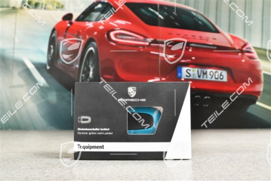 Ignition starter switch, lacquered MIami Blue, KESSY / Entry and Drive