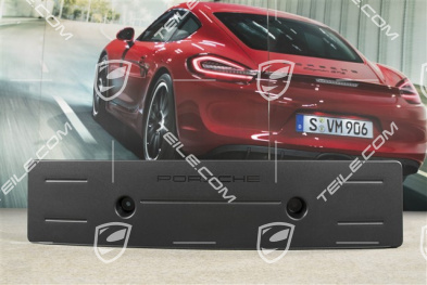 Front bumper number / Licence plate support, Spyder
