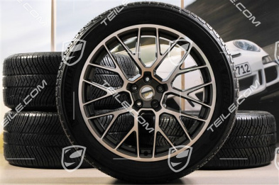 20" "RS Spyder Design" koła zimowe, komplet, felgi 9J x 20 ET26 + 10J x 20 ET19, opony zimowe Michelin 265/45 R 20 + 295/40 R 20, z czujnikami ciśnien