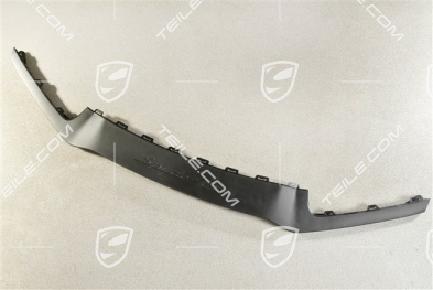 Spyder RS, Front bumper spoiler / Lip, Satin Black