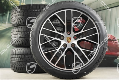 20" Turbo Aero Winterräder Satz, Felgen 9J x 20 ET54 + 11J x 20 ET60, Pirelli Winterreifen 245/45 R20 + 285/40 R20