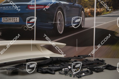 Aero Kit CUP Erweiterungspaket - Aero Kit CUP Heckspoiler mit Flügel + Aero Kit CUP Frontspoiler, (ohne Stoßstange vorne)