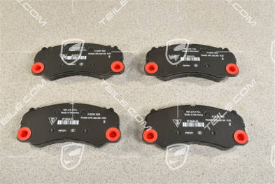 GT3, Brake pads, PCCB, front, L+R
