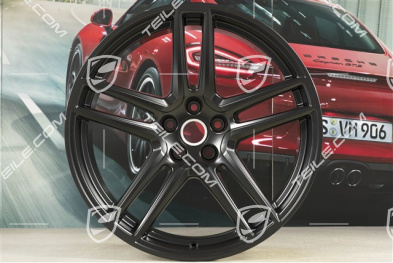 20" Felgensatz "Macan Turbo", 9J x 20 ET26 + 10J x 20 ET19, CMS, schwarz seidenmatt