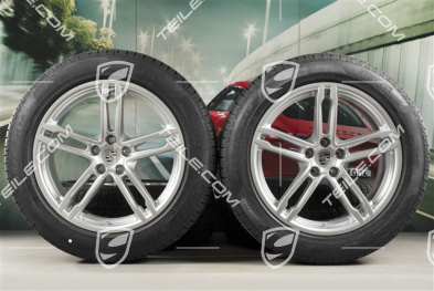19-inch "Macan Sport" winter wheels set, rims 8,5J x 19 ET21 + 9J x 19 ET21 + Pirelli winter tyres 235/55 R19 + 255/50 R19, with TPMS