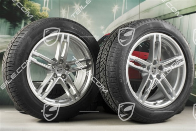 19-inch "Macan Sport" winter wheels set, rims 8,5J x 19 ET21 + 9J x 19 ET21 + Pirelli winter tyres 235/55 R19 + 255/50 R19, with TPMS