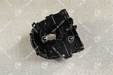 Control unit, steering column switch with spring, steering-angle sensor