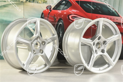 18" Komplet felg Boxster IV, 8J x 18 ET57 + 9,5J x 18 ET49,