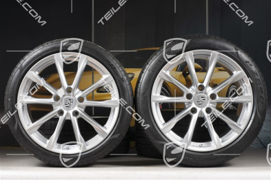 19" komplet kół letnich Boxster S, felgi 8J x 19 ET57 + 10J x 19 ET45, opony letnie Pirelli P Zero 235/40 R19 + 265/40 R19
