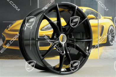 20" Komplet felg Carrera S IV, 8J x 20 ET57 + 10J x 20 ET45, czarny perłowy Jet Black metalik
