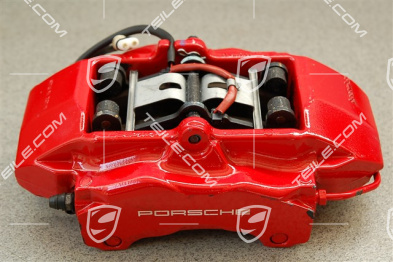 Zacisk hamulcowy, bez klocków, czerwony, 4S / Turbo, L Zacisk hamulcowy, bez klocków, czerwony, 4S / Turbo, L