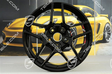 19" Felge Carrera S II, 11J x 19 ET67, schwarz hochglanz