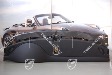 Schalttafel Oberteil, Kunstleder, schwarz, Sport Chrono