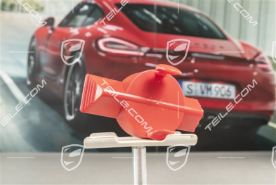 Dummy cover, Tow hitch, Red