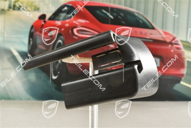 Front seat rail cover, L