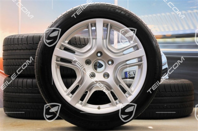 19" Panamera Design Sommerräder Satz, Felgen 9J x 19 ET 60 + 10J x 19 ET61 + Michelin Reifen 255/45 R19+285/40 R19, mit RDK-Sensoren