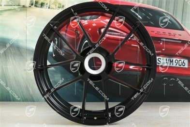 20+21"Carrera GTS, 8,5J x 20 ET50 + 11J x 21 ET82, czarny satynowy półmat
