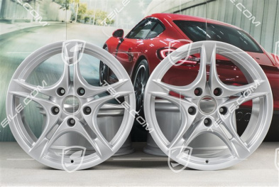 18-inch Cayman S II wheel set (Facelift), 8J x 18 ET57 + 9J x 18 ET43