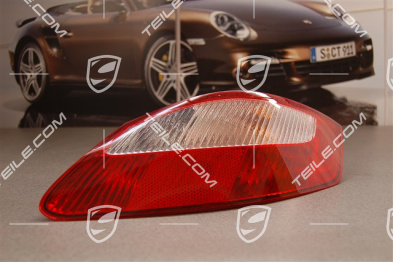 Rear light housing (without bulb socket), red/white, R