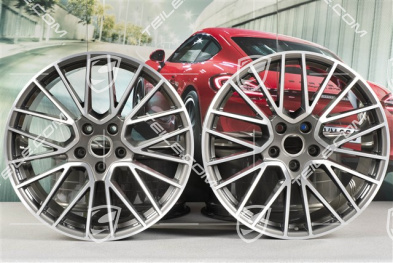 21" Komplet felg RS Spyder, 11J x 21 ET49 + 9,5J x 21 ET46, do Cayenne Coupe