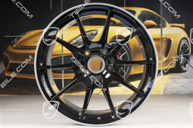 19-inch Boxster Spyder wheel set, special Black Edition model, 10J x 19 ET42 + 8,5J x 19 ET55