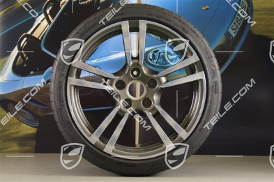 19" Sommerräder Satz TURBO II, Felgen 8J x 19 ET57 + 11J x 19 ET67 + Reifen 235/35 ZR19 + 295/30 ZR19, mit RDK