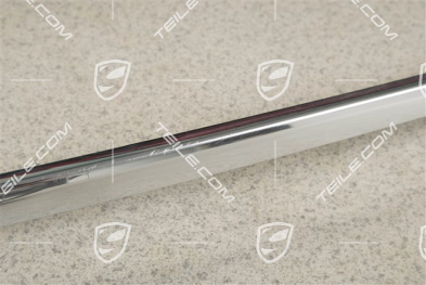 Trim strip for tailgate, Chromed